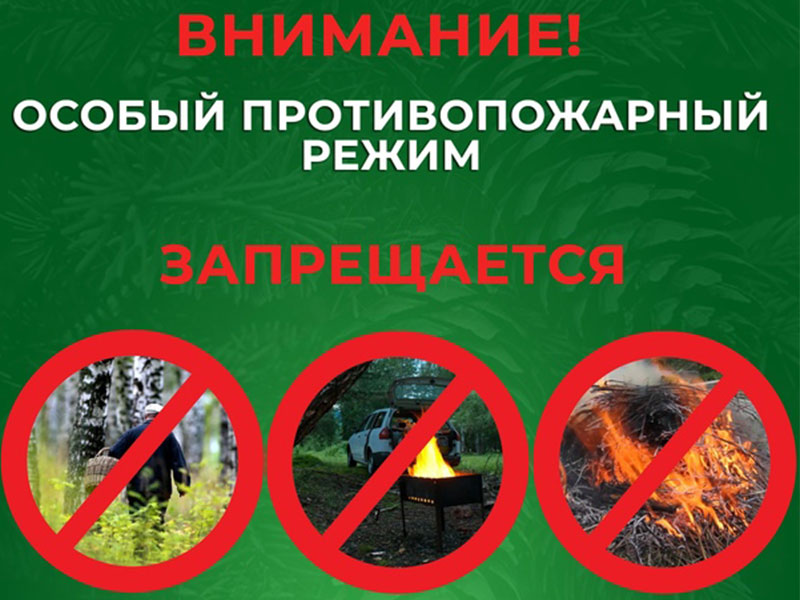 Особый противопожарный режим. Что можно и что нельзя.