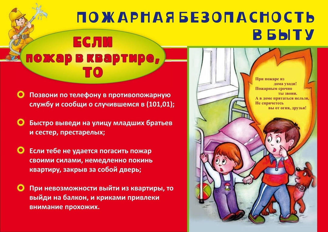 ПАМЯТКА  пожарная безопасность для детей.