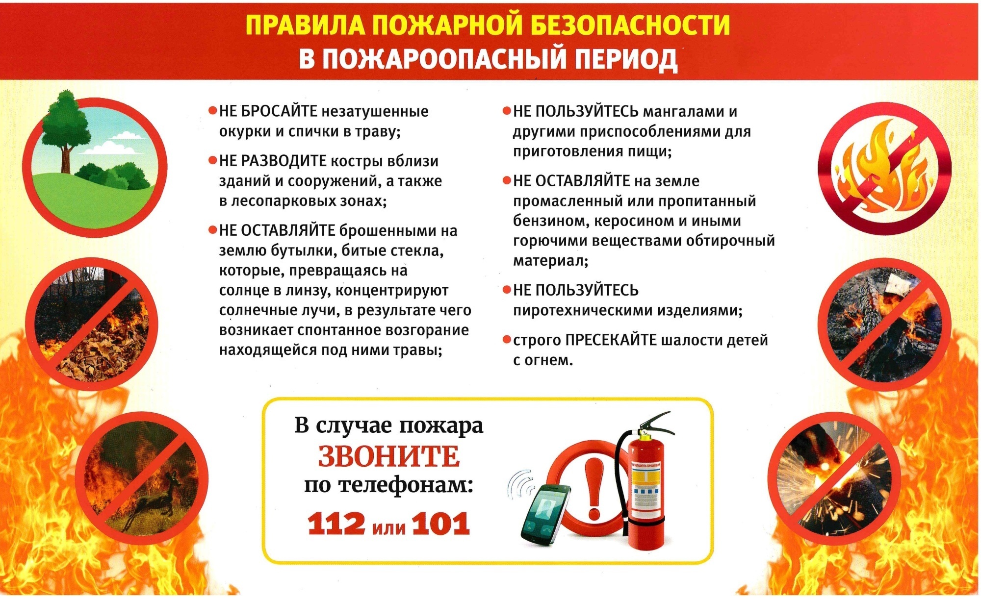 ПАМЯТКА ПО ПОЖАРНОЙ БЕЗОПАСНОСТИ.