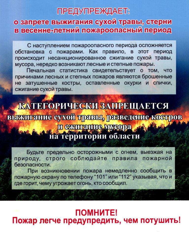 Подготовка сельских населённых пунктов к пожароопасному периоду..