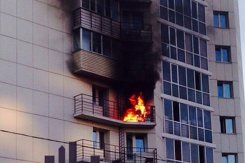ПОЖАР НА КУХНЕ ИЛИ НА БАЛКОНЕ.