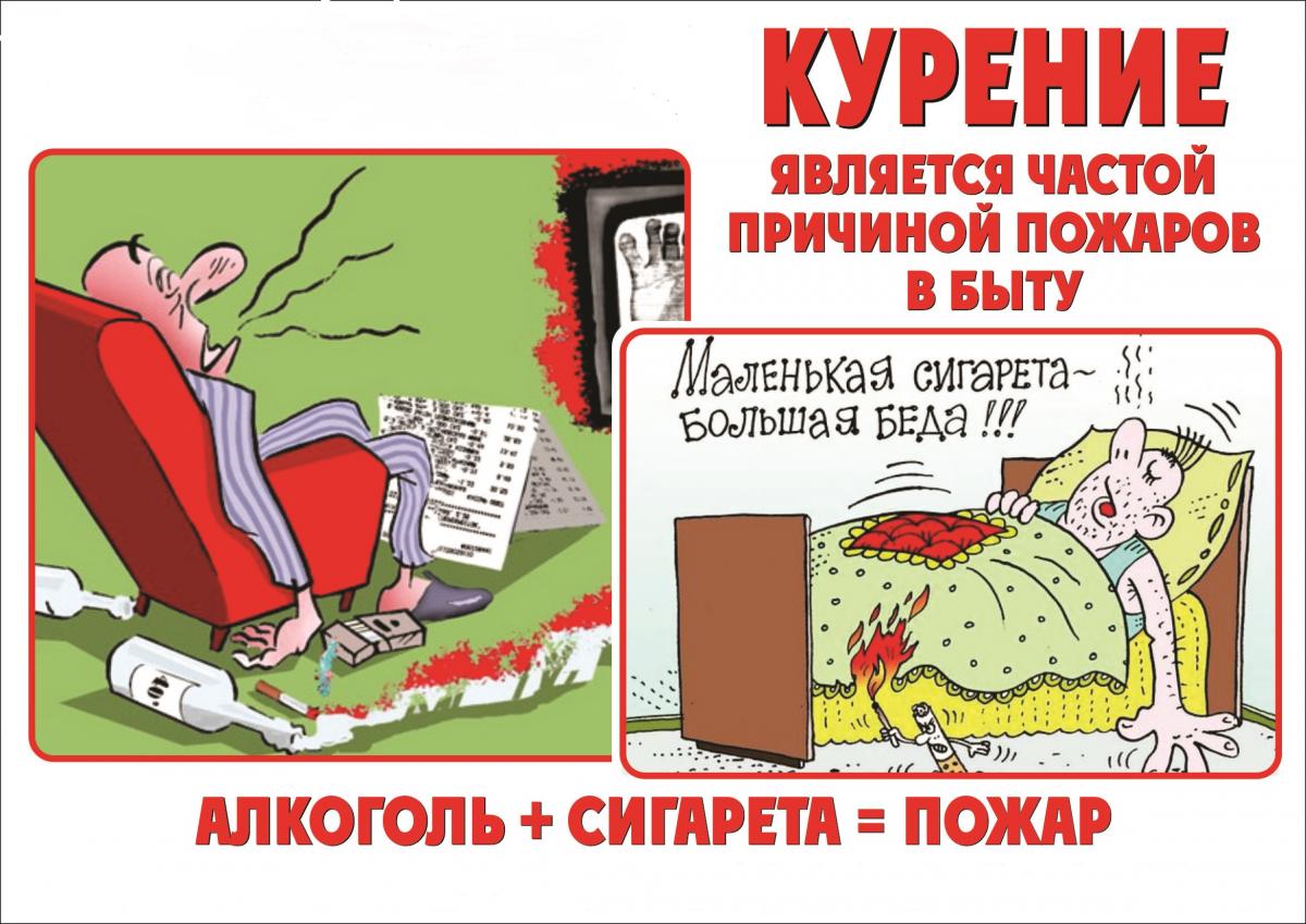 Курение как причина пожара!Курение как причина пожара!.