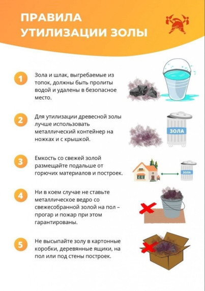 ПАМЯТКА ПО УТИЛИЗАЦИИ ЗОЛЫ!. ПАМЯТКА ПО УТИЛИЗАЦИИ ЗОЛЫ!.
