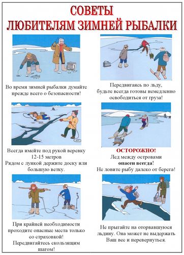 Правила зимней рыбалки. Правила зимней рыбалки.