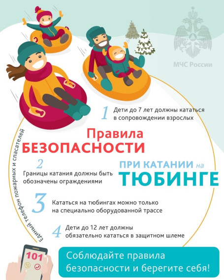 Правила безопасности при катании на тюбинге.. Правила безопасности при катании на тюбинге..